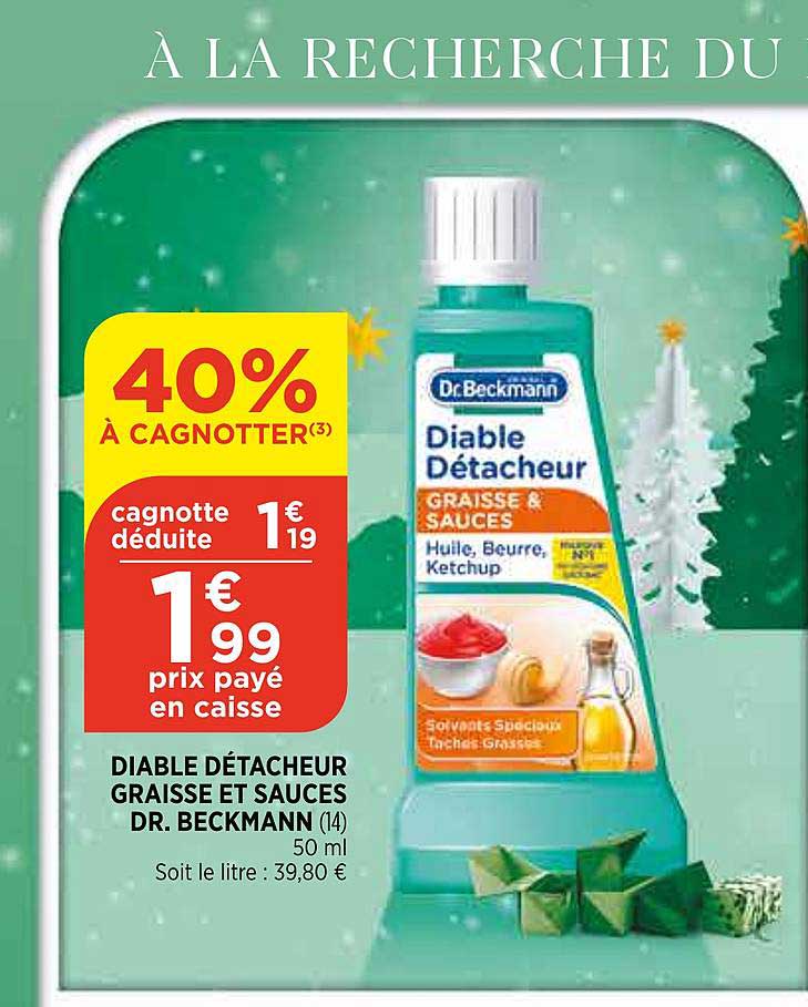 diable détacheur graisse et sauces dr. beckmann