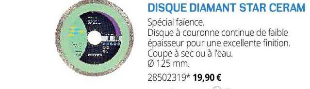 disque diamant start ceram