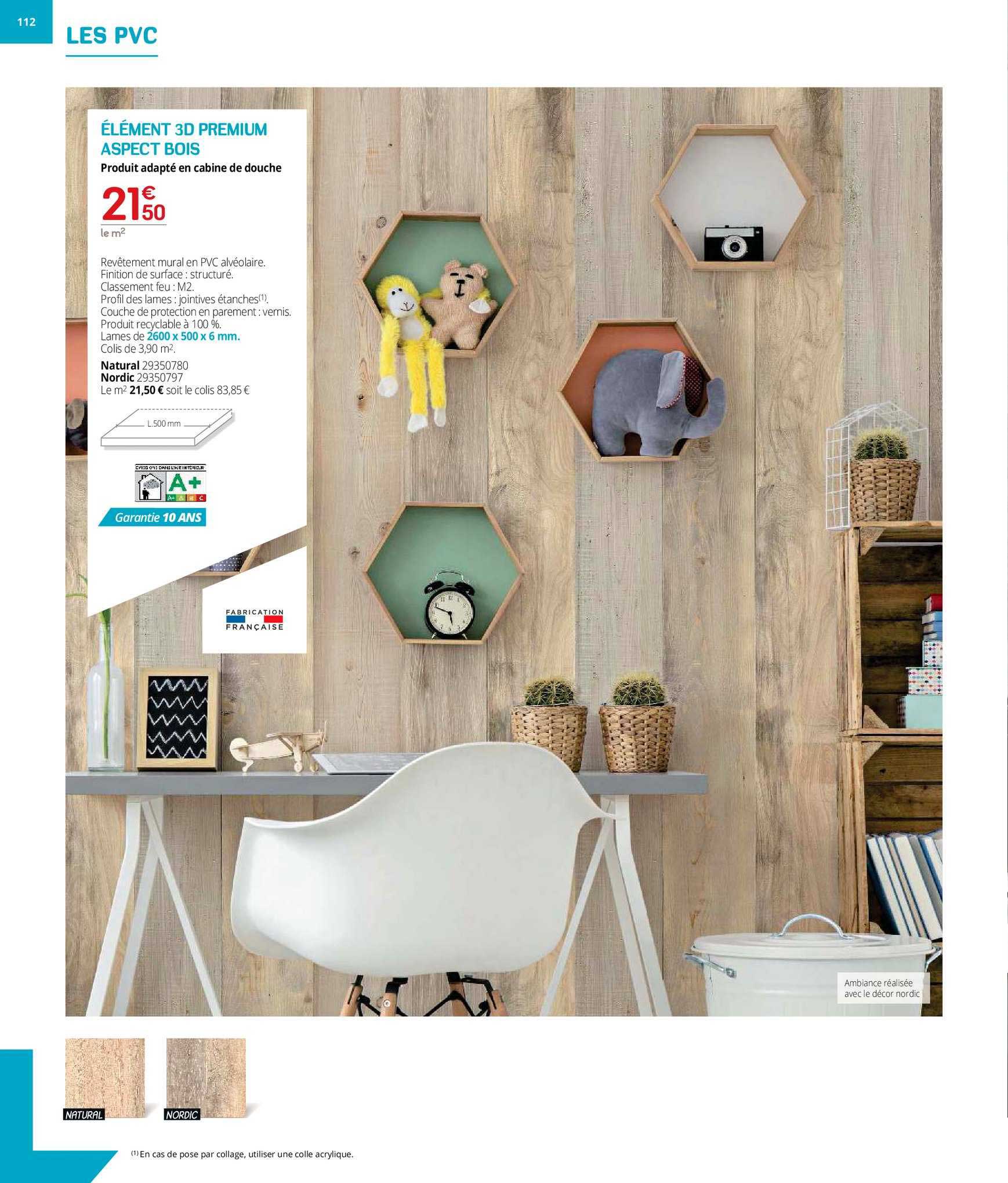 élément 3d Premium Aspect Bois