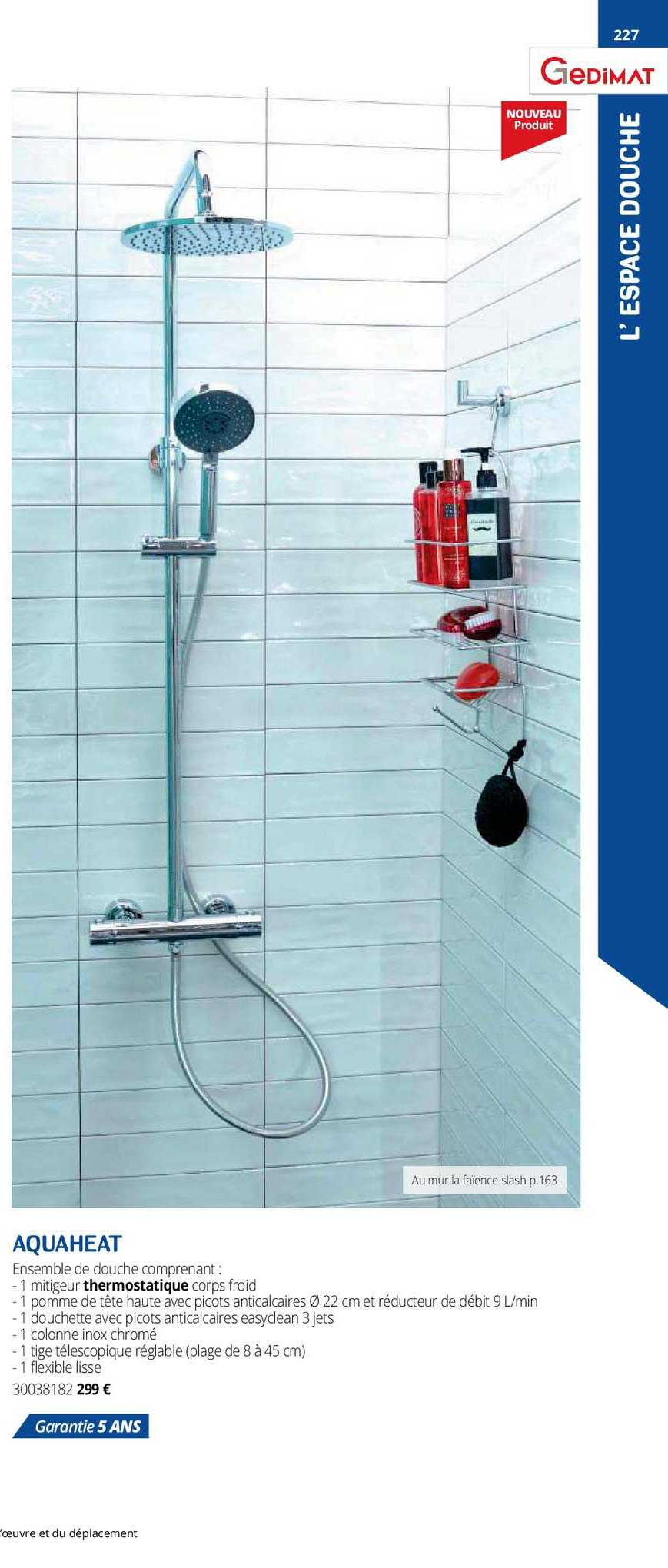 Ensemble De Douche Aquaheat