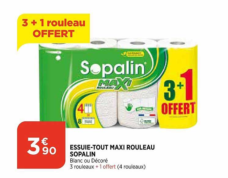 essuie tout maxi rouleau sopalin