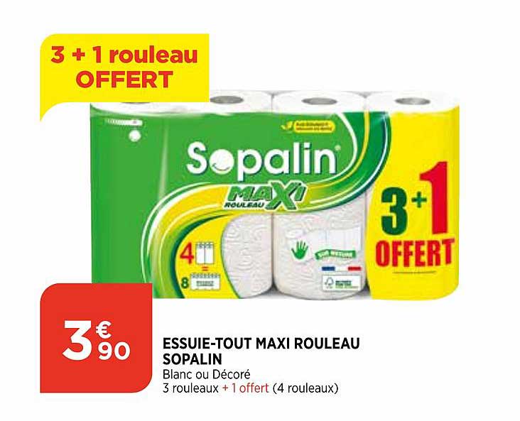 essuie tout maxi rouleau sopalin