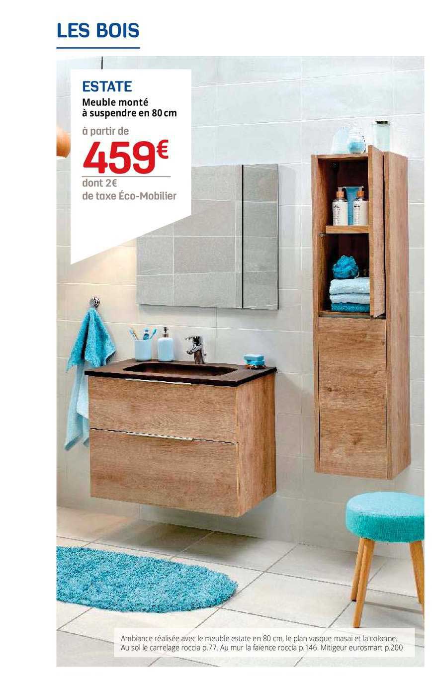 estate meuble monté à suspendre en 20 cm