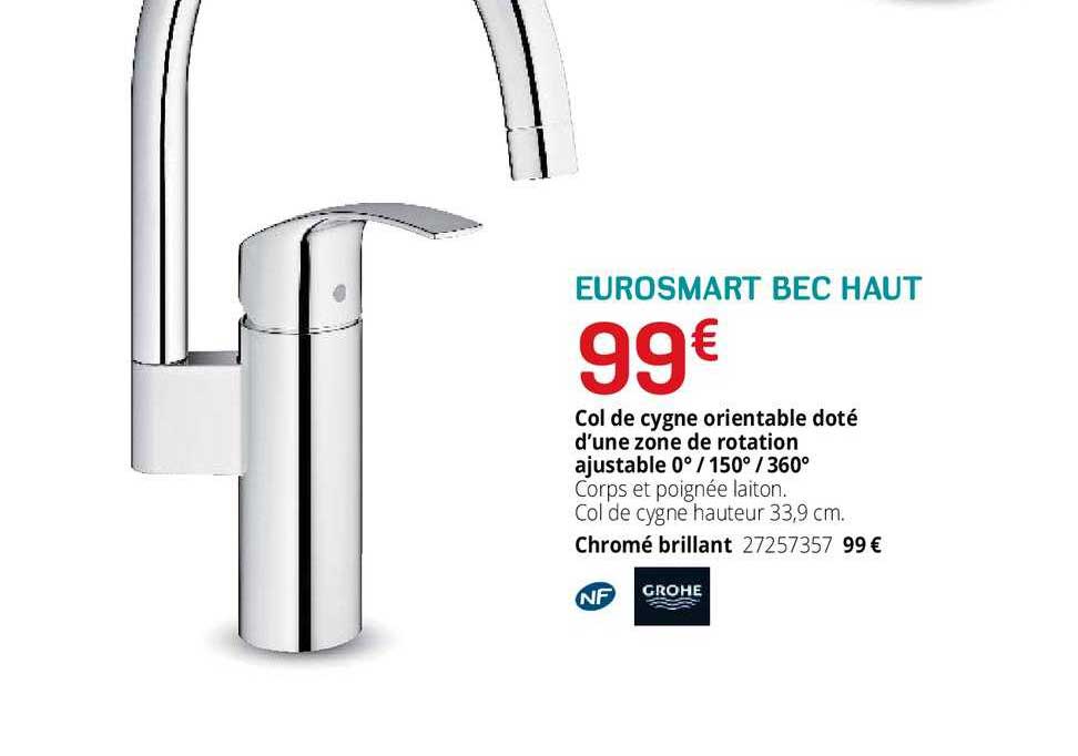 eurosmart bec haut nf grohe