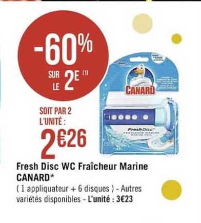 fresh disc wc fraîcheur marine canard