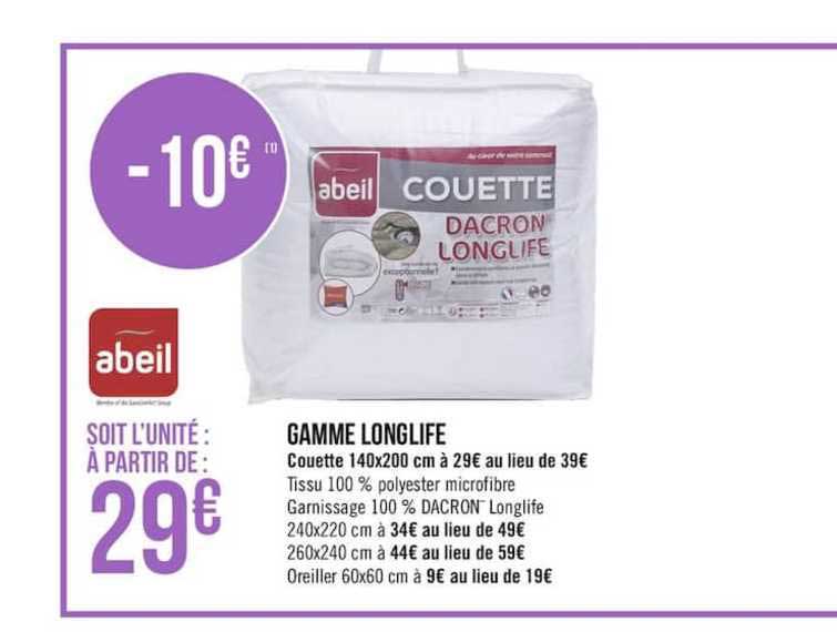 gamme longlife