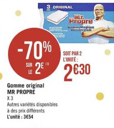 gomme original mr propre