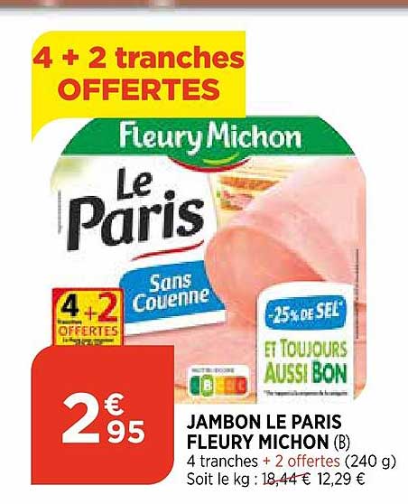 jambon le paris fleury michon