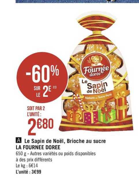 Le Sapin De Noël Brioche Au Sucre La Fournée Dorée