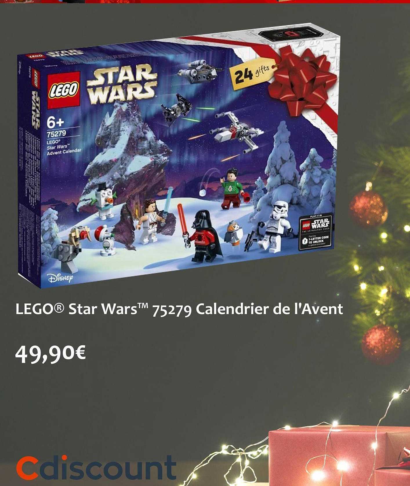 lego stars wars 75279 calendrier de l'avent