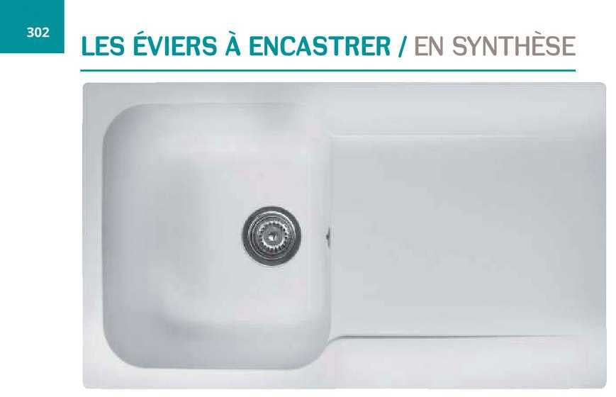 Les éviers à Encastrer