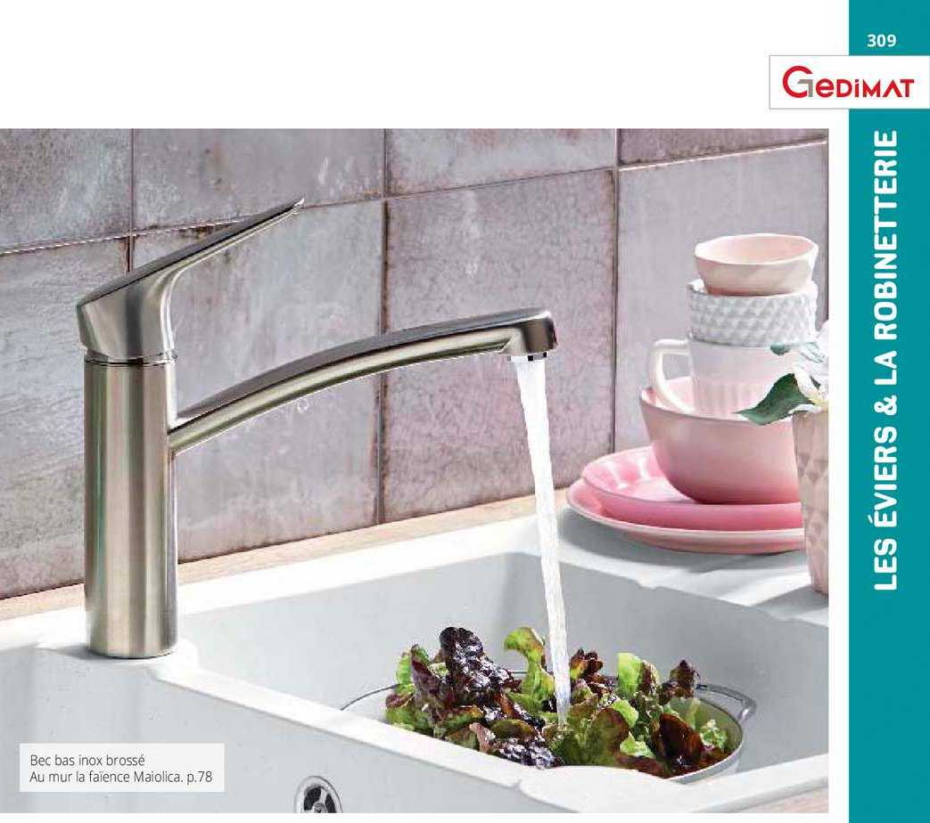 les éviers & la robinetterie