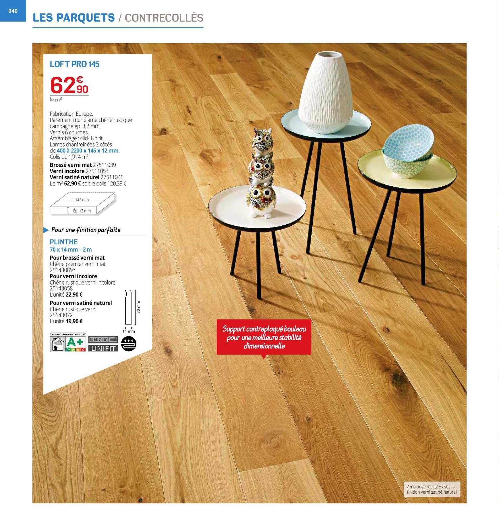 Loft Pro 145, Plinthe 70 X 14 Mm - 2m