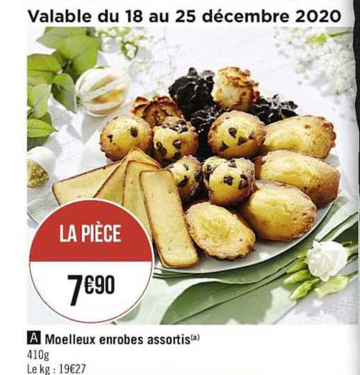 moelleux enrobes assortis