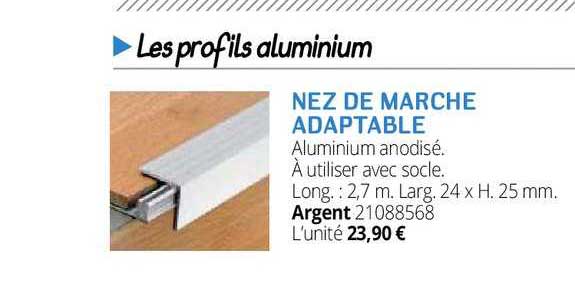 nez de marche adaptable
