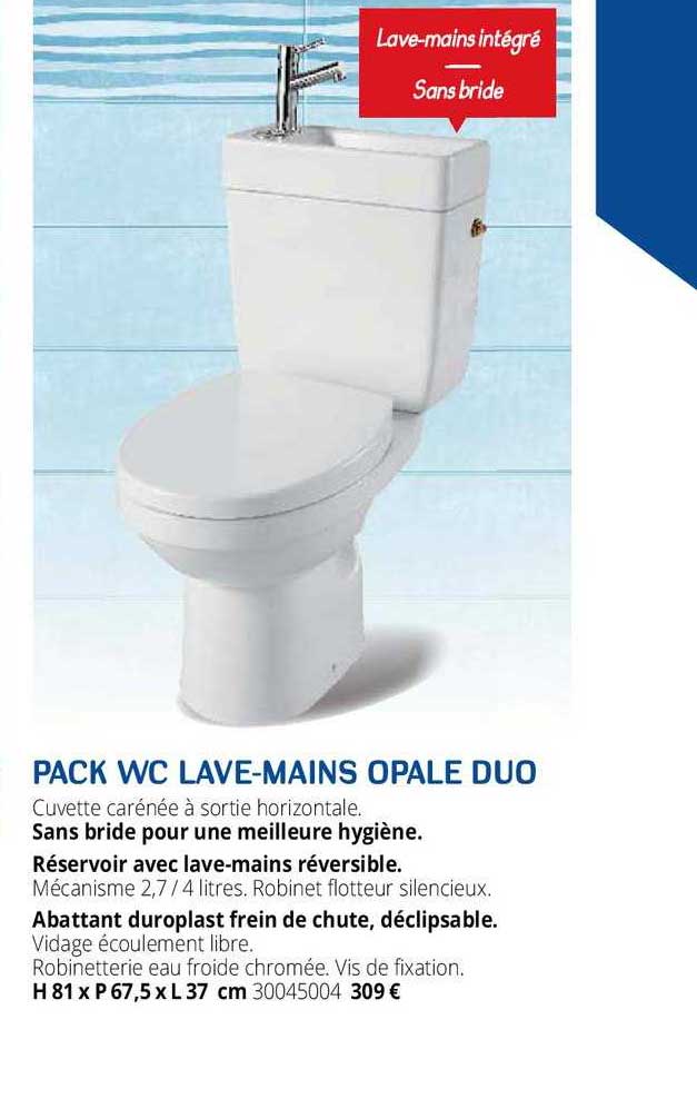 pack wc lave-mains opale duo