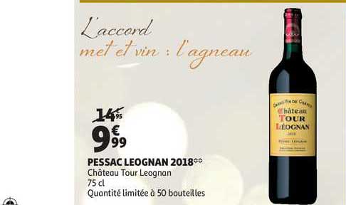 pessac leognan 2018 château tour leognan