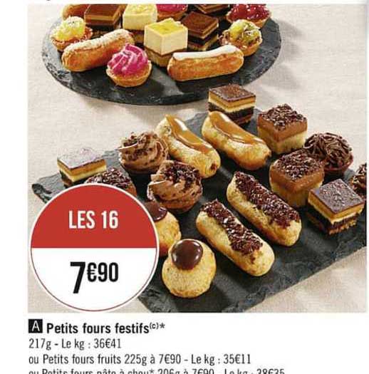 petits fours festifs