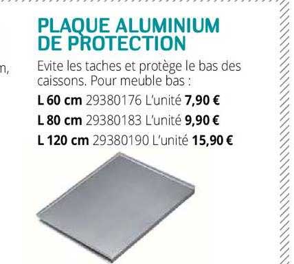 Plaque Aluminium De Protection