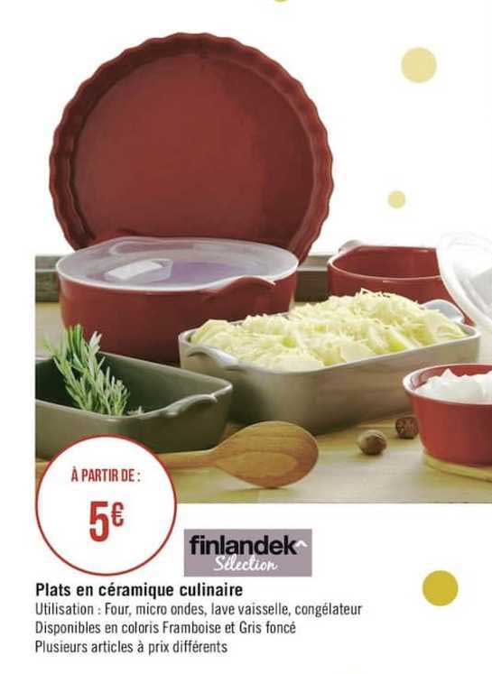 plats en céramique culinaire finlandek sélection