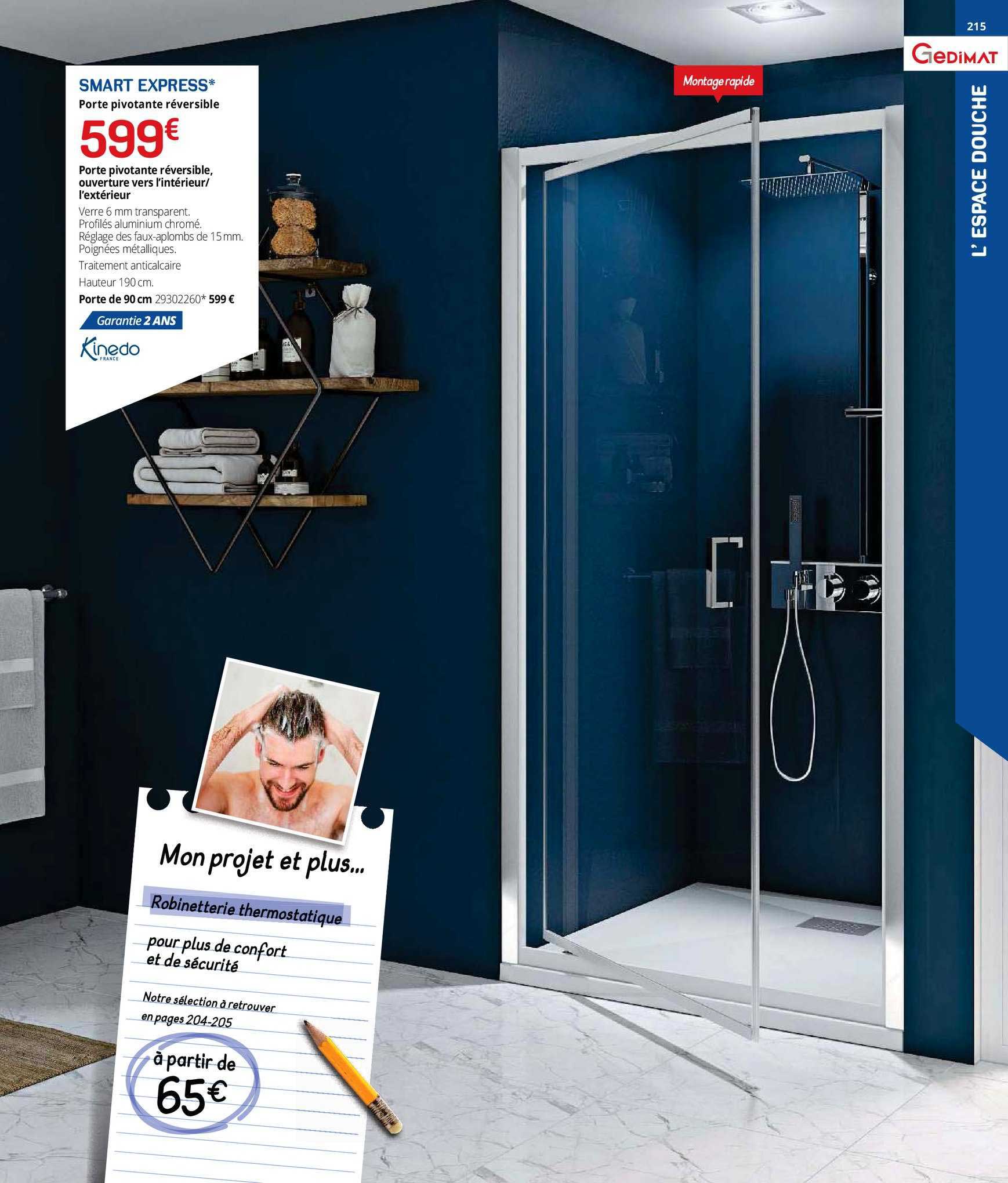 Porte Pivotante Réversible Smart Express