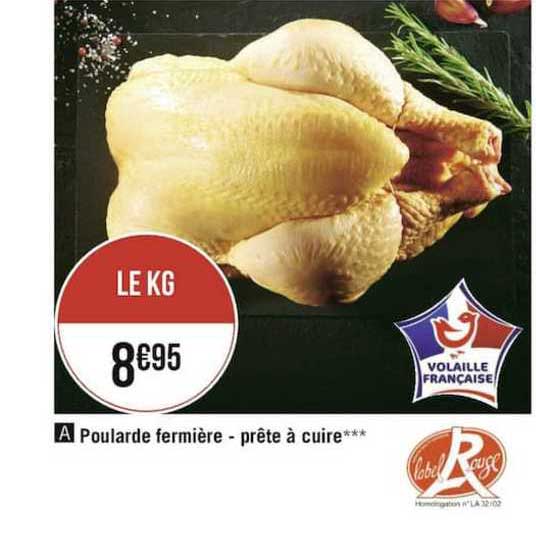 poularde fermière prête à cuire