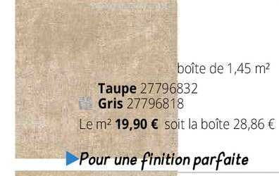 pour une finition parfaite