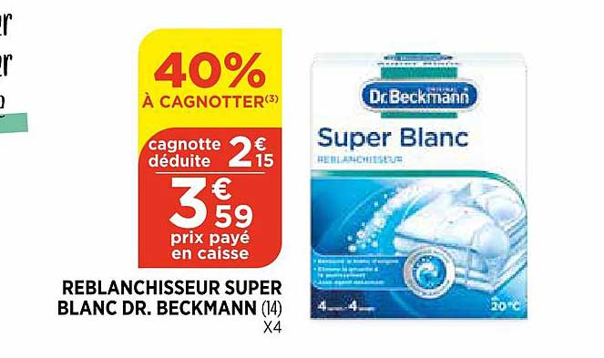 reblanchisseur super blanc dr. beckmann