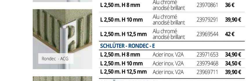 schlüter - rondec - e