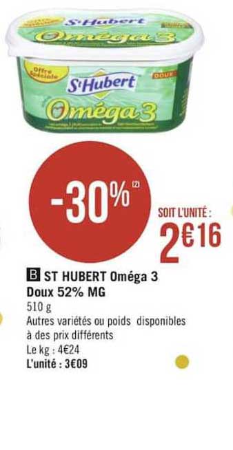 st hubert oméga 3 doux 52% mg