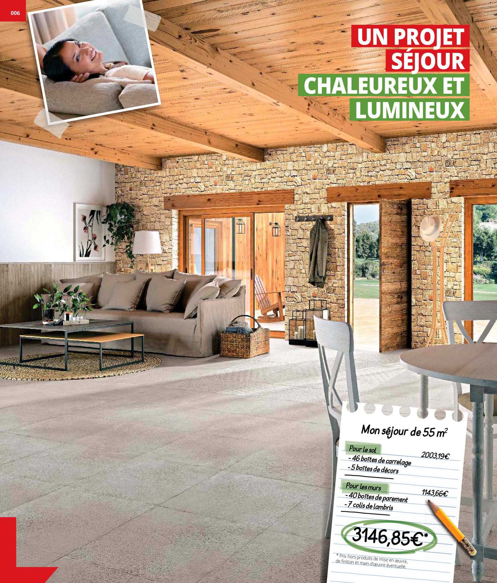 un projet séjour chaleureux et lumineux