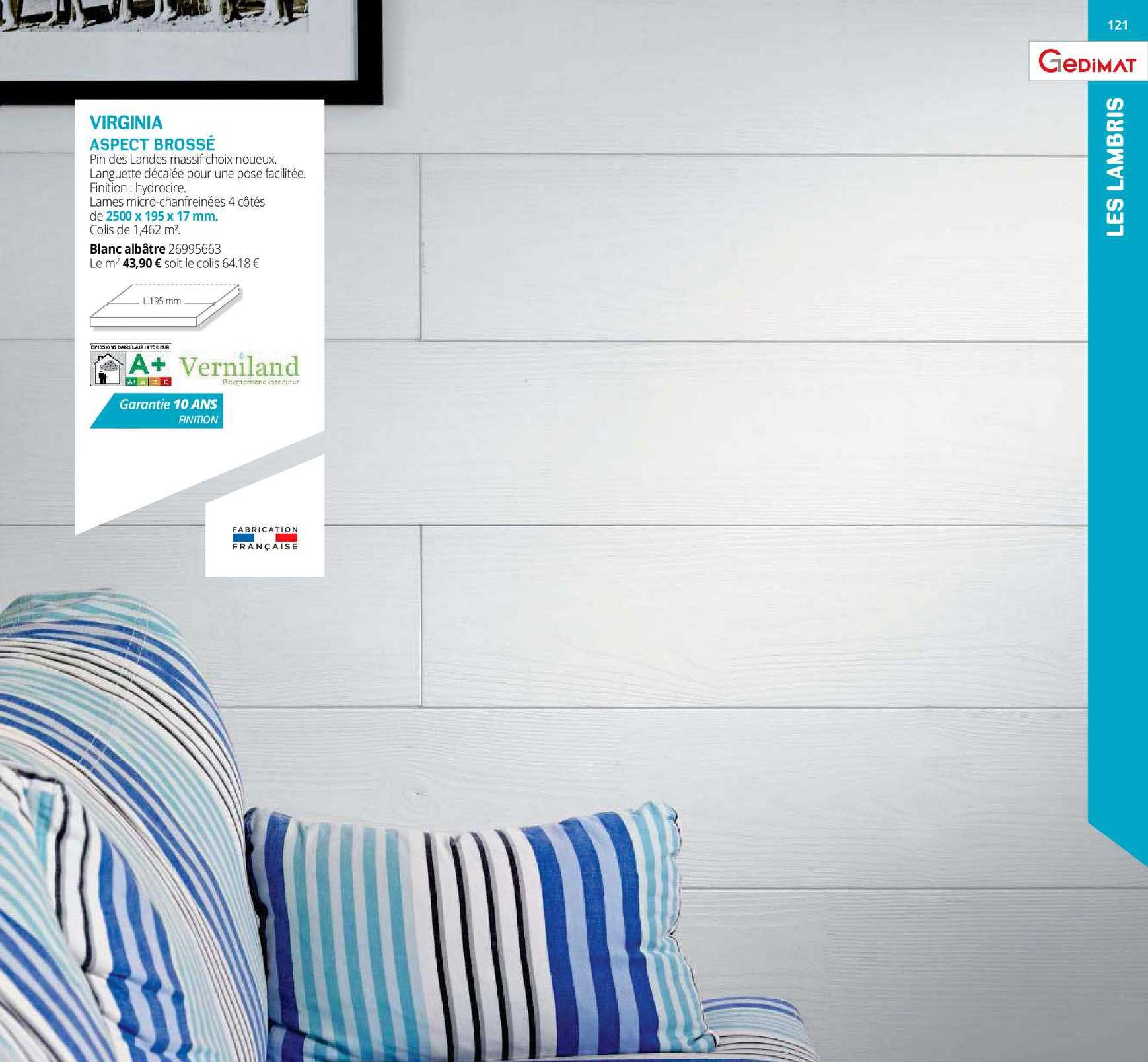 virgina aspect brossé