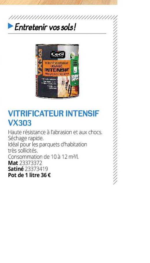 Vitrificateur Intensif Vx303