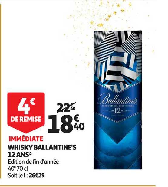 whisky ballantine's 12 ans