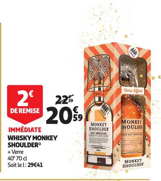 whisky monkey shoulder