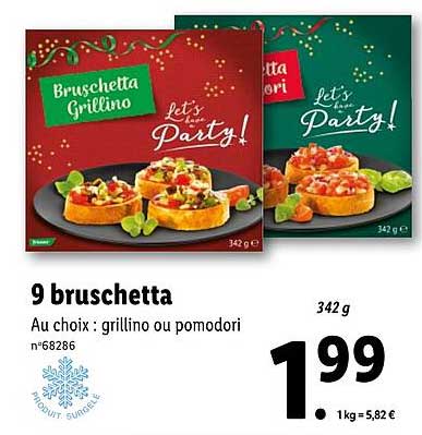 9 Bruschetta