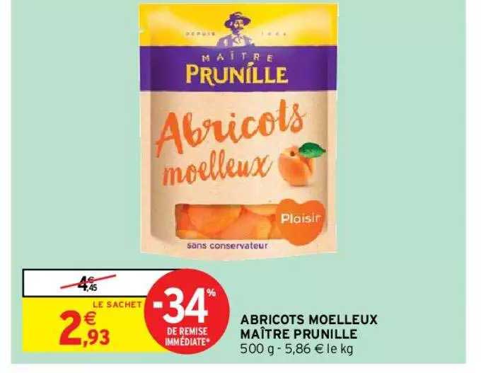 Abricots Moelleux Maître Prunille