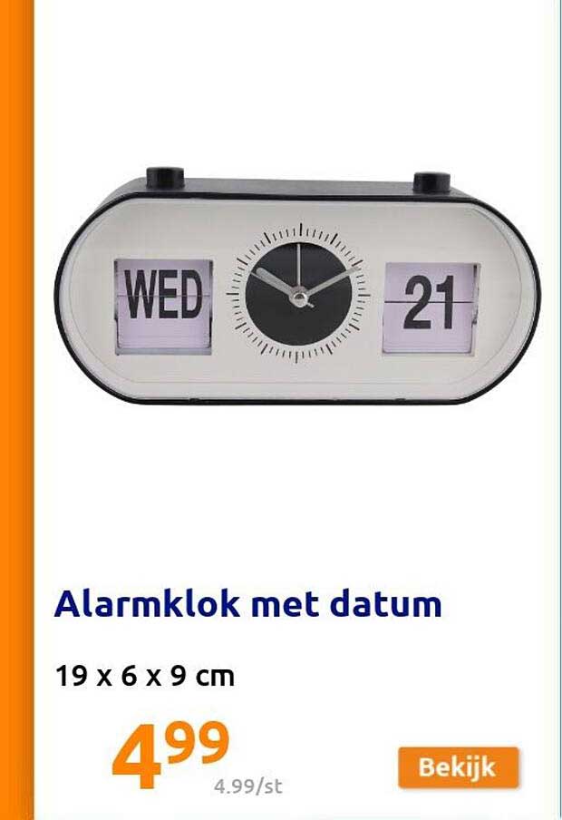 Alarmklok Met Datum