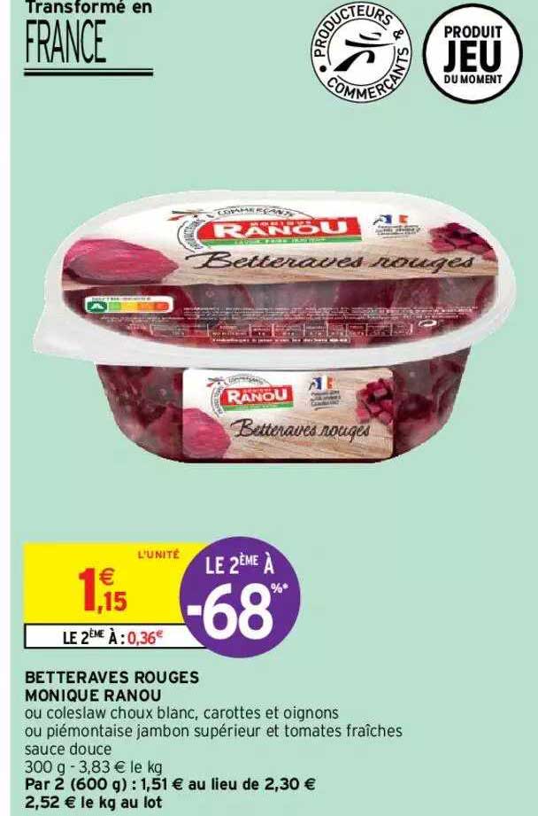 betteraves rouges monique ranou