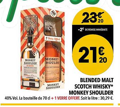 blended malt scotch whisky monkey shoulder