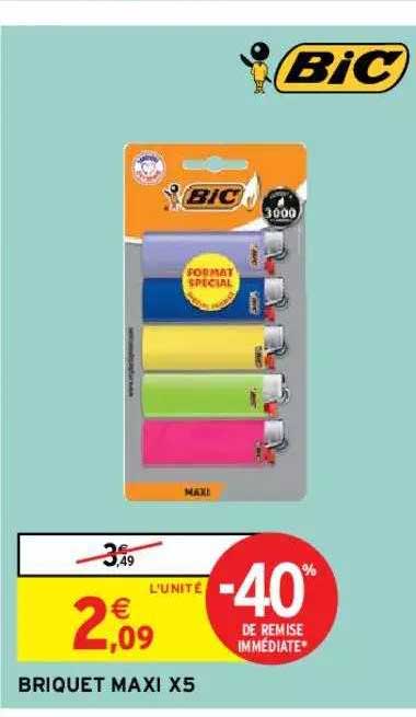 Briquet Maxi X5 Bic