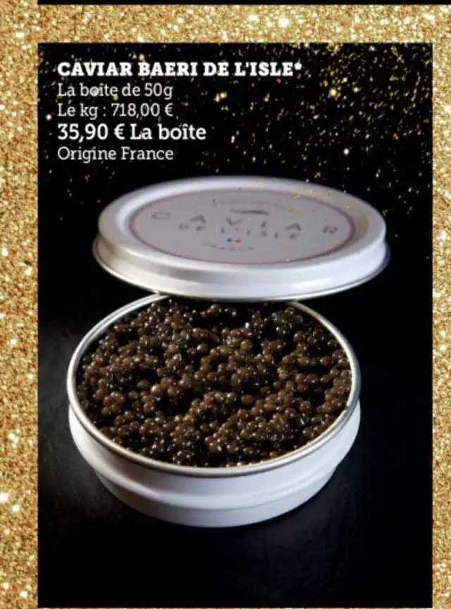 caviar baeri de l'isle