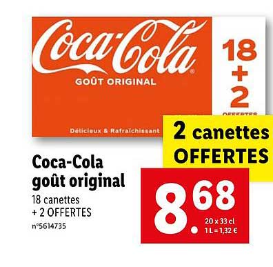 coca-cola goût original