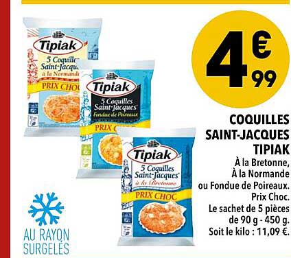 coquilles saint-jacques tipiak