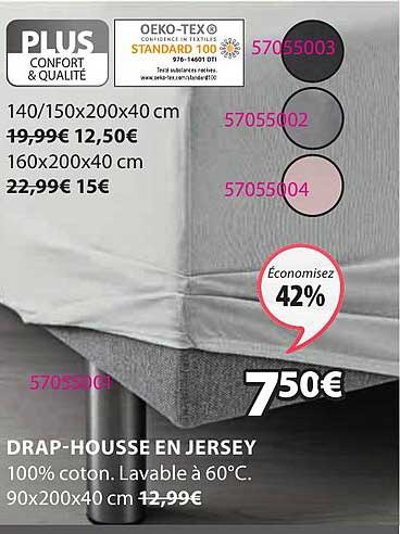 drap-housse en jersey