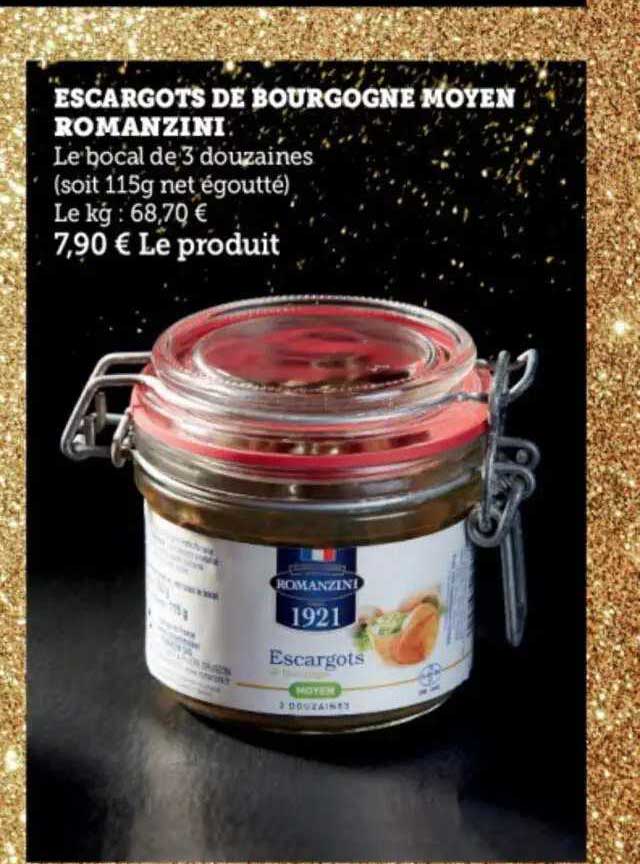 escargots de bourgogne moyen romanzini