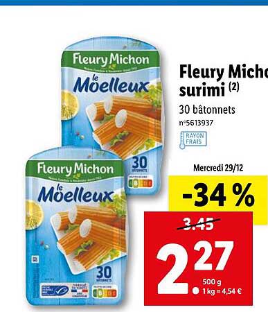 fleury michon surimi