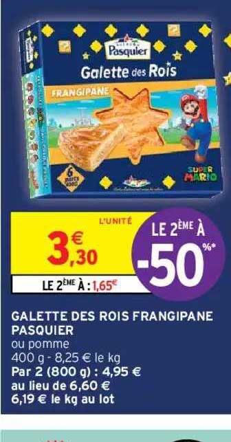 galette des rois frangipane pasquier