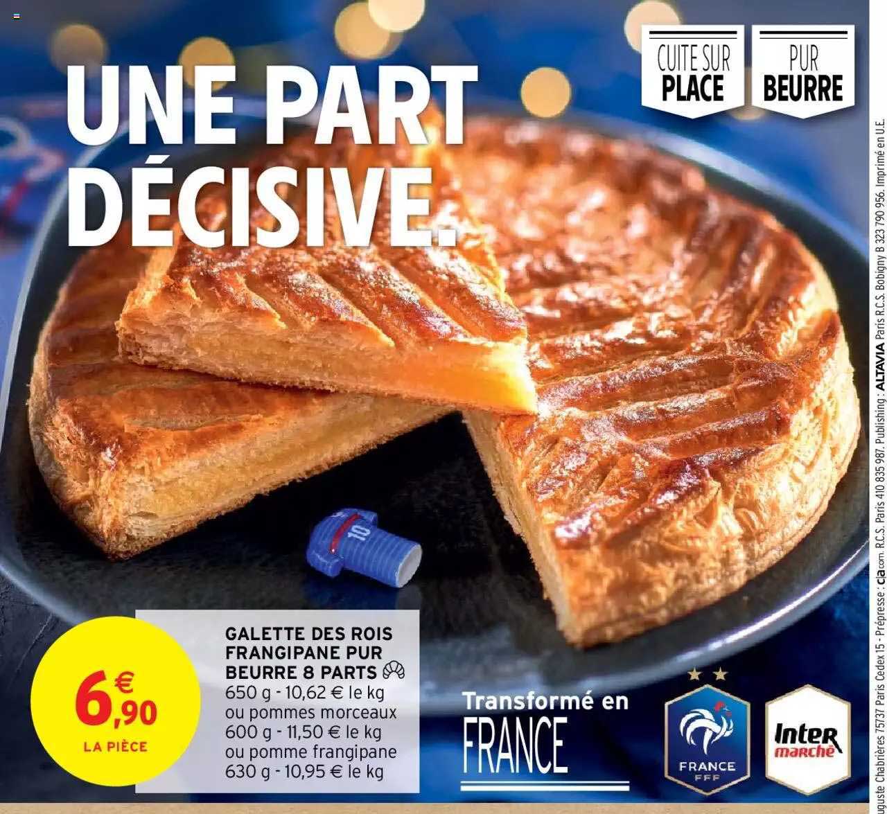 galette des rois frangipane pur beurre 8 parts