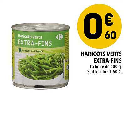 haricots verts extra-fins